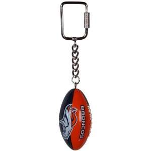 Denver Broncos Lil Brats Football Key Chain:  Sports 