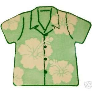 Lime Green Aloha Shirt Hibiscus Flower Rug Hawaii 50550  