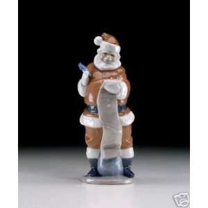  Lladro Porcelain Santa Figurine  Santas List  Home 