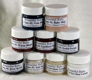   PAINT Pre mixed Reborn Doll Supply 9 Jars Small Set BEST PAINTS  