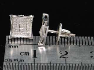   GOLD FINISH 0.15 CT PAVE DIAMOND STUDS EARRINGS JEWELRY GIFT  