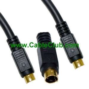  24k Mini Din 4 PIN Male S video Cable for Hdtv LCD Plasma DVD 