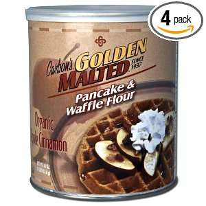 Carbons Golden Malted Organic Apple Cinnamon Waffle and Pancake Flour 