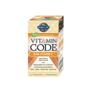  Garden of Life Vitamin Code   Raw Vitamin C 60 Capsules 