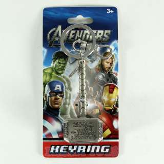   Studios 3 Thor Hammer Pewter Keychain   Ring 077764674198  