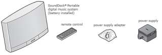 Bose SoundDock Portable for iPod & Bose Travel Bag  