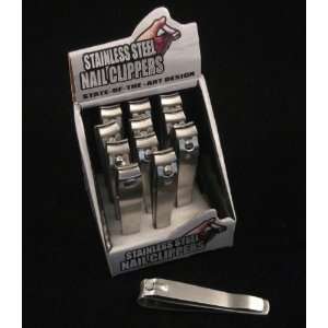  Stainless Steel Toe Nail Clippers with Display B Case Pack 