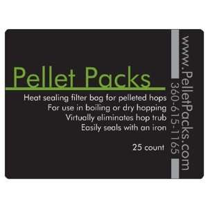 25 Pellet Packs   heat sealing fine mesh filter for pelleted hops 