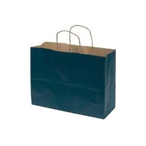  Large Navy Blue Paper Shopping Bags   16 X 6 X 12