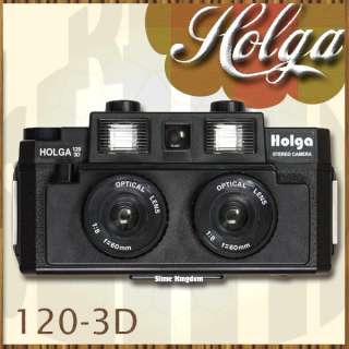 Holga 120 3D Stereo 120 Film Camera 4C flash 3D  