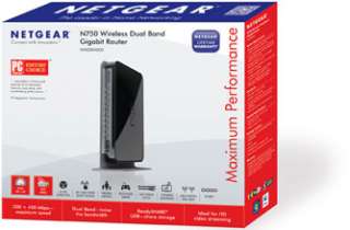  Netgear WNDR4000 N750 Dual Band Gigabit Wireless Router 