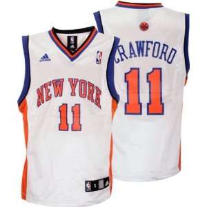   Crawford Youth Jersey adidas White Replica #11 New York Knicks Jersey