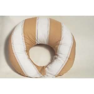   Bacati   Metro Khaki/White/Chocolate Nursing Pillow Cover only Baby