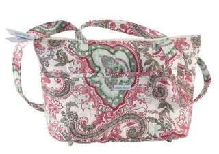 Raspberry Julep Taylor Quilted Handbag Purse Paisley  