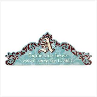 LORDS HOUSE WALL PLAQUE Christian Religious Home Decor NEW  