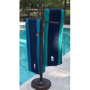  Outdoor Spa and Pool Towel Rack Bronze Patio, Lawn 