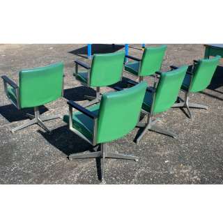 Vintage Good Form Swivel Aluminum Arm Chairs  