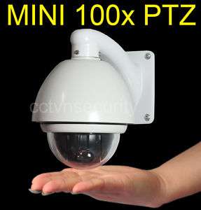 Hi Speed 540TVL Mini PTZ SmartDome Samsung Camera block  