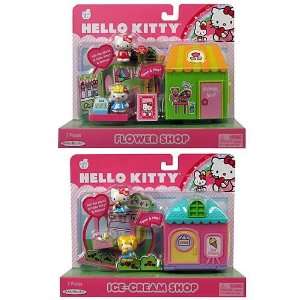  Hello Kitty World Playsets with Figures Wave 2 Set Toys 