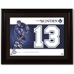  Mats Sundin Toronto Maple Leafs Unsigned Jersey Numbers 