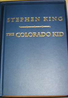 Stephen King SIGNED Colorado Kid UKHC Deluxe Traycase Ltd /33  