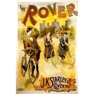  The Rover Giclee Vintage Bicycle Poster 