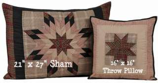 PC Big Sky King Quilt Set Primitive Country Throw Pillow Shams NEW 