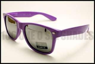80S RETRO Sunglasses Mirror Lens Shades for Men & Women PINK New 