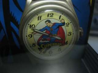 New Fossil Superman Watch Phone Booth Bank Warner Bros DC comics 