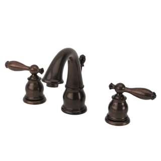 Marbella Bronze 8 Inch Wide Spread Bathroom Sink Faucet  
