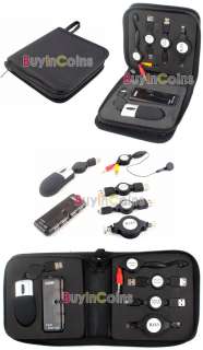 Portable Travel Kit Bag USB Tools Mouse Earphone HV A05  