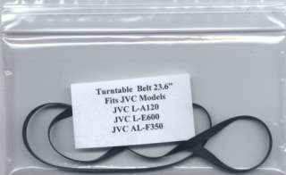 NEW 23.6 JVC Turntable Belt Fits L A120 L E600 AL F350  