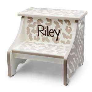   Personalized Hand Painted Safari Stool Gift