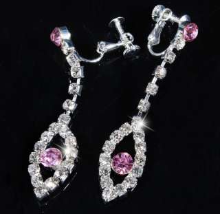   Necklace Earring Set Leaves Drop twine Czech Rhinestone Crystal  