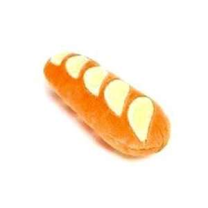  Squeaky Baguette Plush Dog Toy