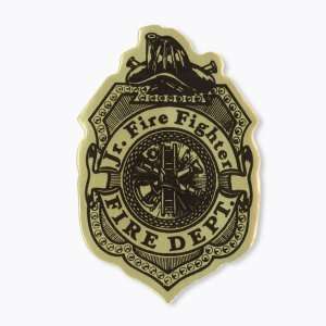  Junior Fire Fighter Badge Stickers Toys & Games