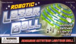 ROBOTIC LAZER BALL CAT TOY LIGHTS MUSIC SOUND ACTIVATED  