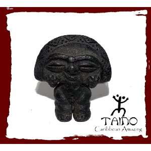 Taino Indian Goddes of the Moon Collectible Ceramic Fire Figure
