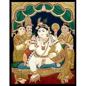  Antique Krishna Tanjore Painting   This Price is for Small 
