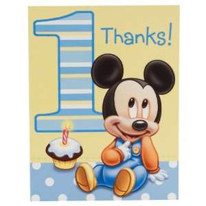  1st Birthday Thank You Cards (8 count)