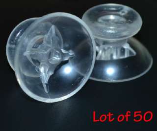 Lot of 50 Clear XBOX 360 Controller Analog Thumbsticks  