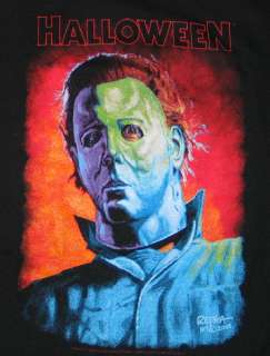 Halloween Movie Michael Myers Art Rendition T Shirt NEW  