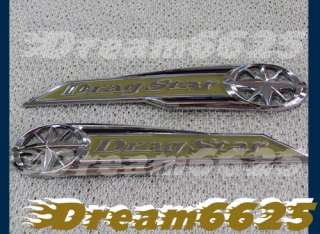 Yamaha Dragstar XVS 400 650 DS250 Custom emblem decal  