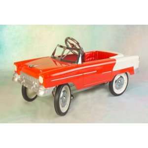  1955 classic pedal car red & beige: Toys & Games