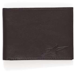    Alpinestars Stealth Brown Leather Billfold Wallet Clothing
