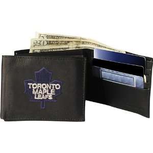  Rico Toronto Maple Leafs Embroidered Bi Fold Leather Wallet 