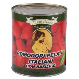 Plum Tomatoes, Whole Peeled in Puree   #10 Can  Grocery 