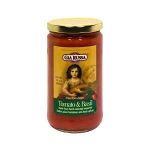  Gia Russa Tomato And Basil, 24 Ounce (Pack of 12) Health 
