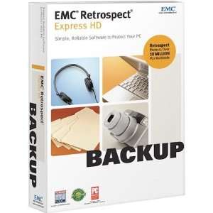  EMC Retrospect Express HD [OLD VERSION] Software