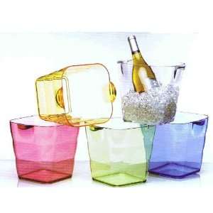  Acrylic Square Wine Bucket (GREEN ONLY)